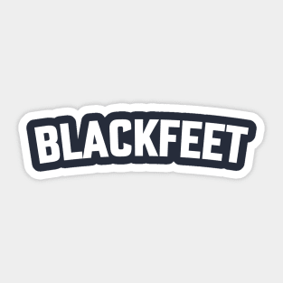 BLACKFEET Sticker